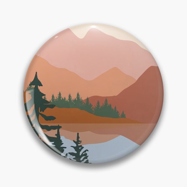 Item preview, Boho Landscape Abstract Mountain designed and sold by PinkySkull.