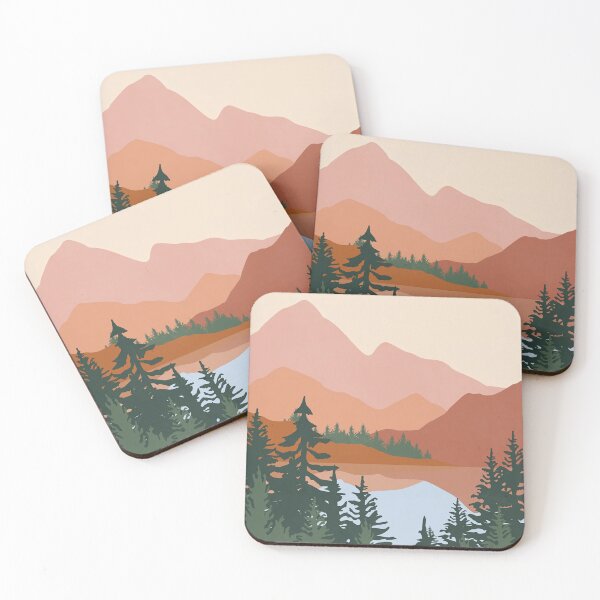 Item preview, Boho Landscape Abstract Mountain designed and sold by PinkySkull.