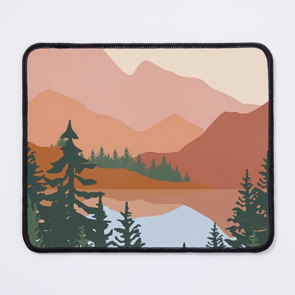 Item preview, Boho Landscape Abstract Mountain designed and sold by PinkySkull.