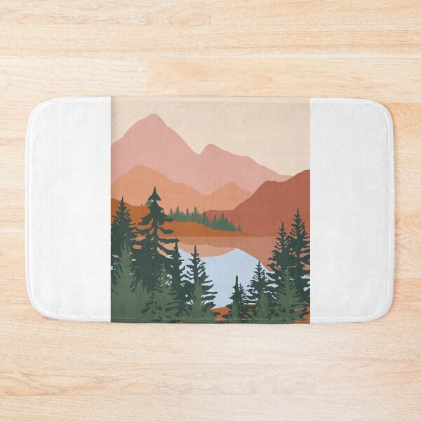 Item preview, Boho Landscape Abstract Mountain designed and sold by PinkySkull.