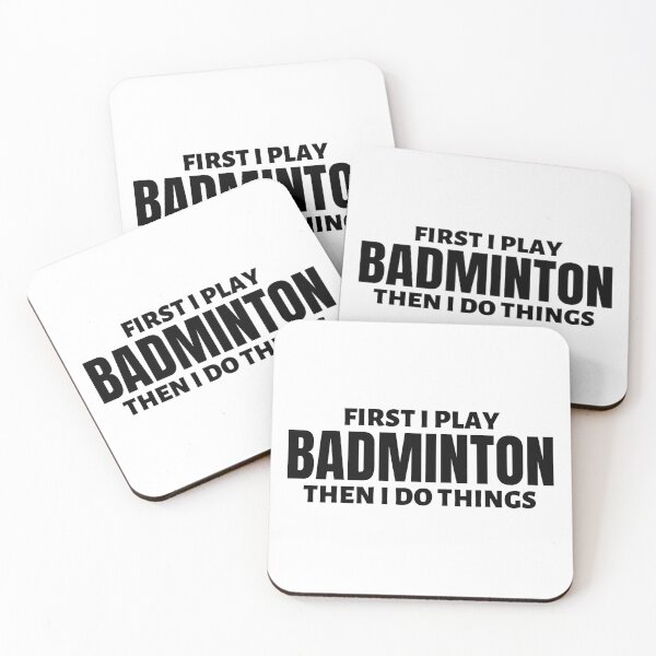 Item preview, First I play badminton. Then I do things designed and sold by TheGreenGoat.