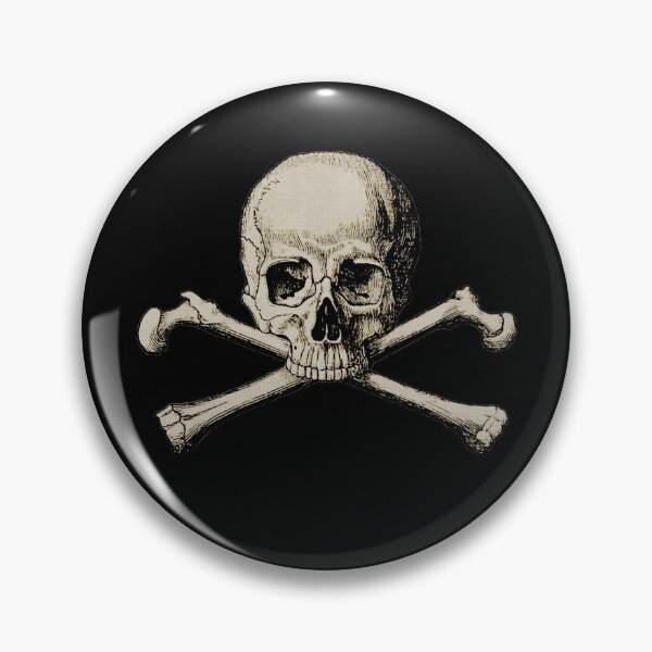 Item preview,  Skull and Crossbones Vintage Retro Pirate Jolly Roger  designed and sold by kurnow.