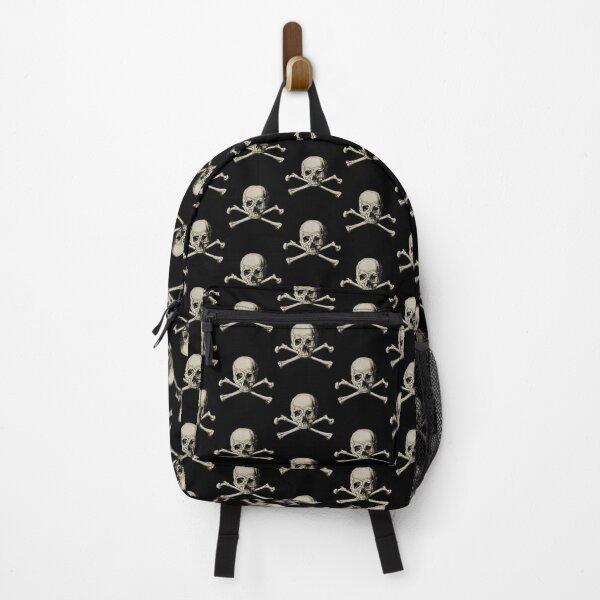 Item preview, Skull and Crossbones Vintage Retro Pirate Jolly Roger designed and sold by kurnow.