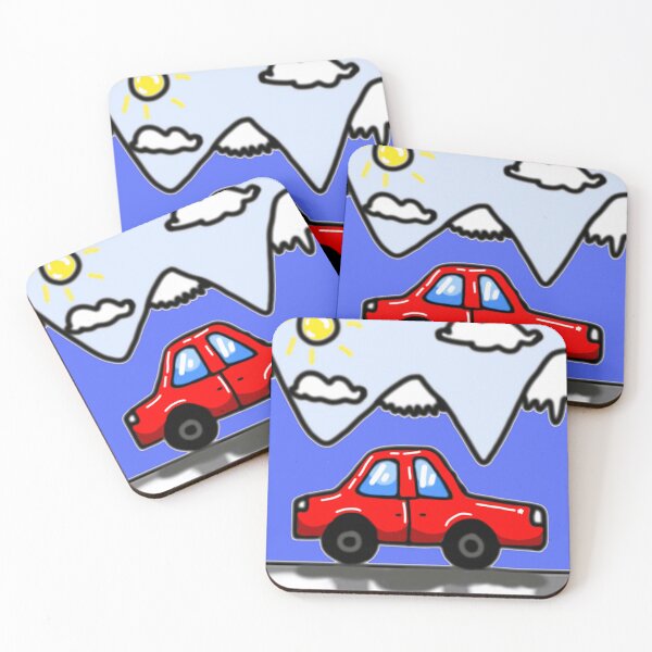 Item preview, red car, toy car, cartoon car, designed and sold by Aizhan896.