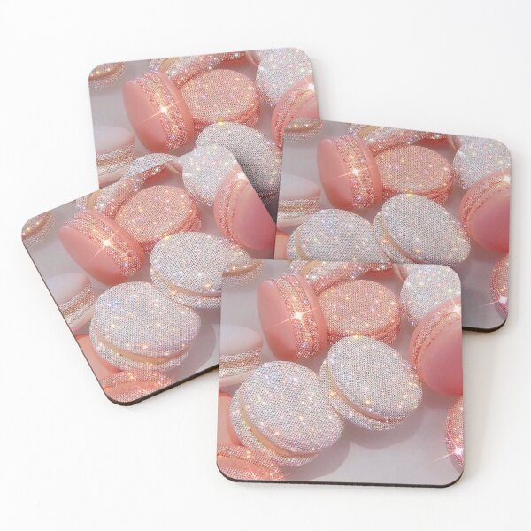 Item preview, Aeshtetic Sparkly Macarons , Aesthetic Diamond Sparkles , Aesthetic Pink Macarons  designed and sold by BeTheVibe.