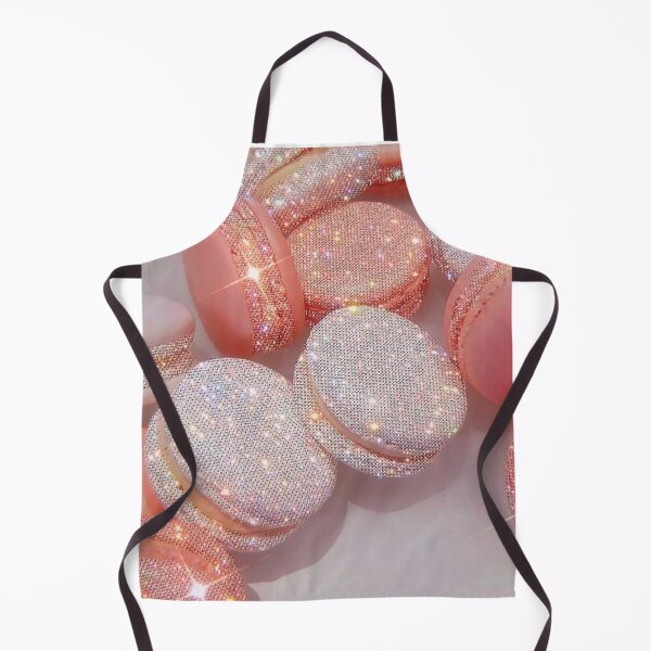 Aperçu de l'œuvre Macarons scintillants esthétiques, étincelles de diamant esthétiques, macarons roses esthétiques créée et vendue par BeTheVibe.