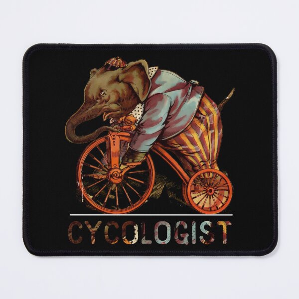 Item preview, Vintage Funny Cyclogist Riding Bike Gift For Animal And Cycling Lover Sticker designed and sold by madeleinem48.