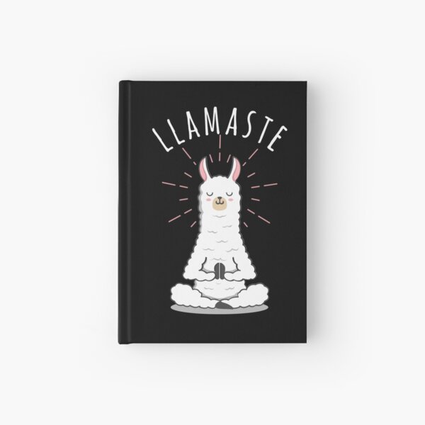 Llamaste Funny Llama Yoga Hardcover Journal