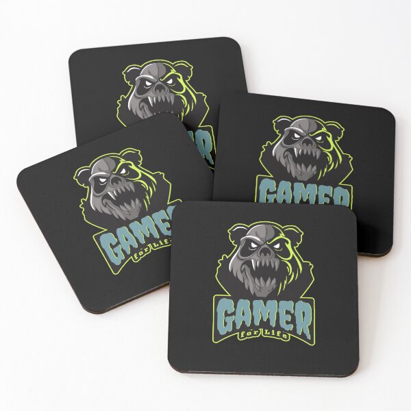 Item preview, Gamer for Life with Undead Panda designed and sold by PRIVARSHU.