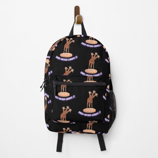 Item preview, Three-necked giraffe on pedestal (in black) designed and sold by CosmicStory.