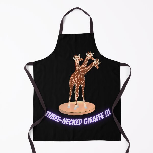 Item preview, Three-necked giraffe on pedestal (in black) designed and sold by CosmicStory.