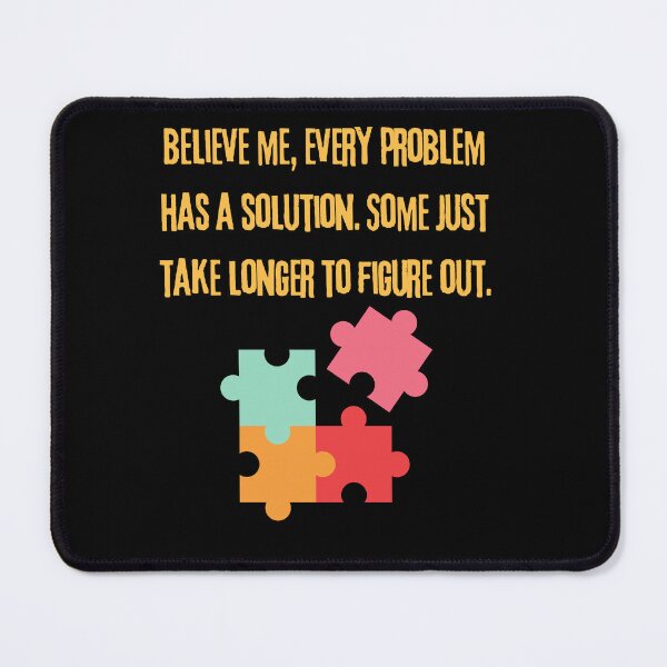 Item preview, ALL PROBLEMS HAVE SOLUTIONS designed and sold by Moremon.