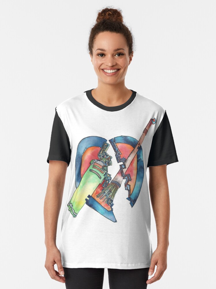 Alternate view of Art Therapy Graphic T-Shirt