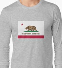 California Forever Flag Long Sleeve T-Shirt