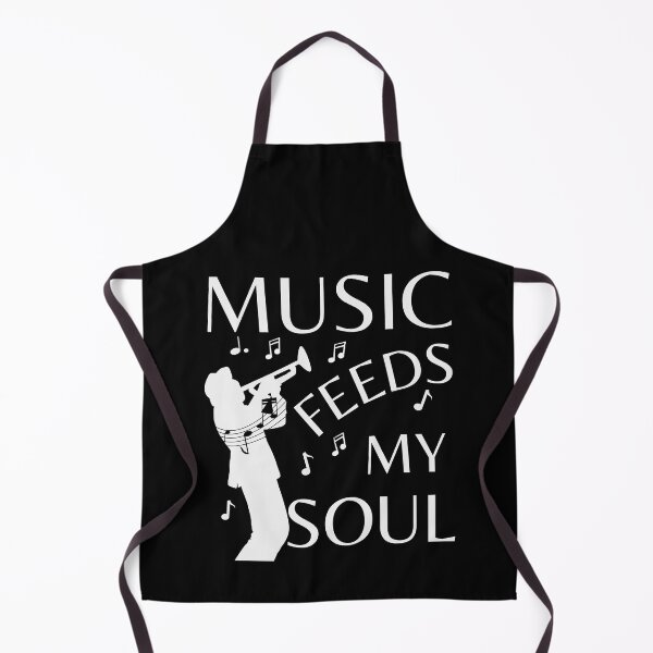 Item preview, Music Feeds My Soul For Music Lovers Trumpet designed and sold by My-Queens-Store.