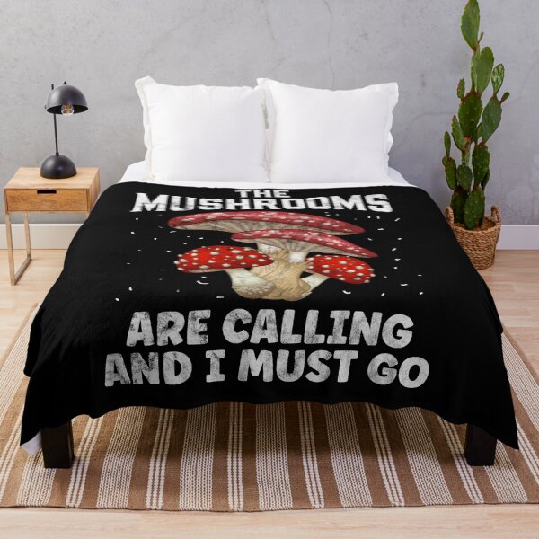 Item preview, Mushrooms Are Calling And Must Go Mushroom Hunting Foraging designed and sold by Dressed For Duty.
