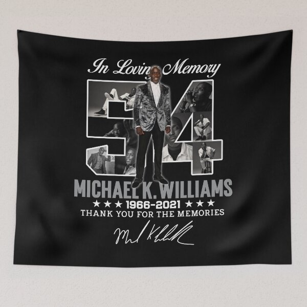 Item preview, RIP Michael K Williams Actor Signature Vintage Retro 80s 90s Thank You For The Memories designed and sold by RamonaBernhard.