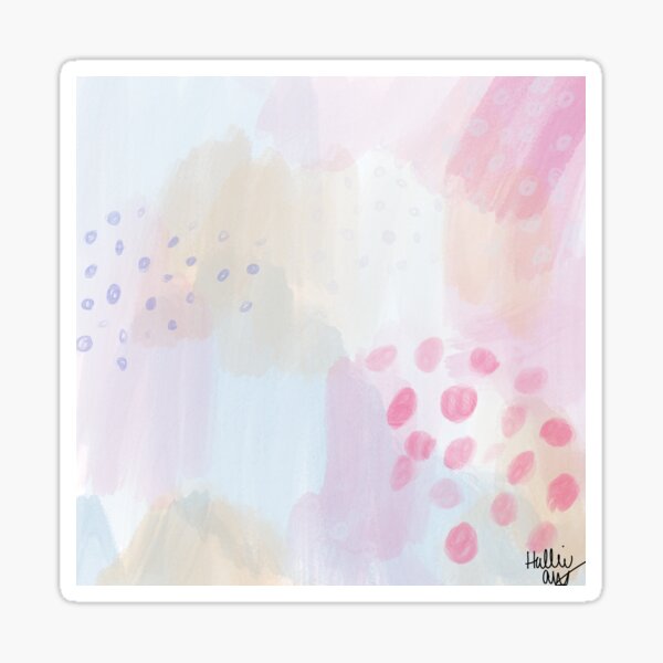"Pastel Watercolor" Sticker for Sale by Halsphotography Redbubble