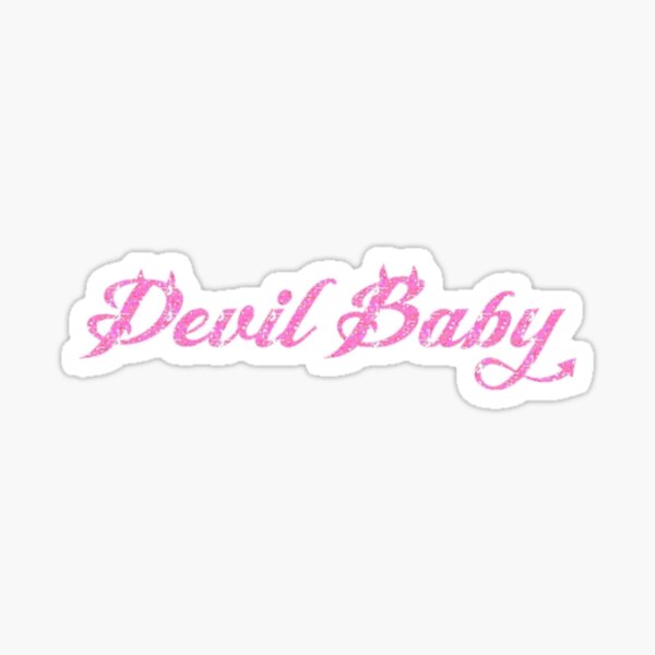 Vista previa del artículo con la obra «bebé diablo», diseñado y vendido por amoureuxinparis.