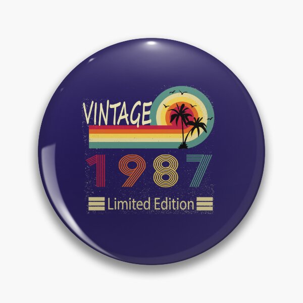 Item preview, Vintage 1987 Limited Edition - 1987 Birthday 35th Birthday Gift - retro - 35 Year Old Classic designed and sold by SimoSaladain.