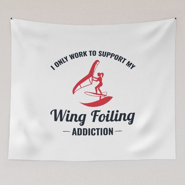 Item preview, Wing Foiling Hydrofoil Surfing Surf Water Sports designed and sold by CuteDesigns1.
