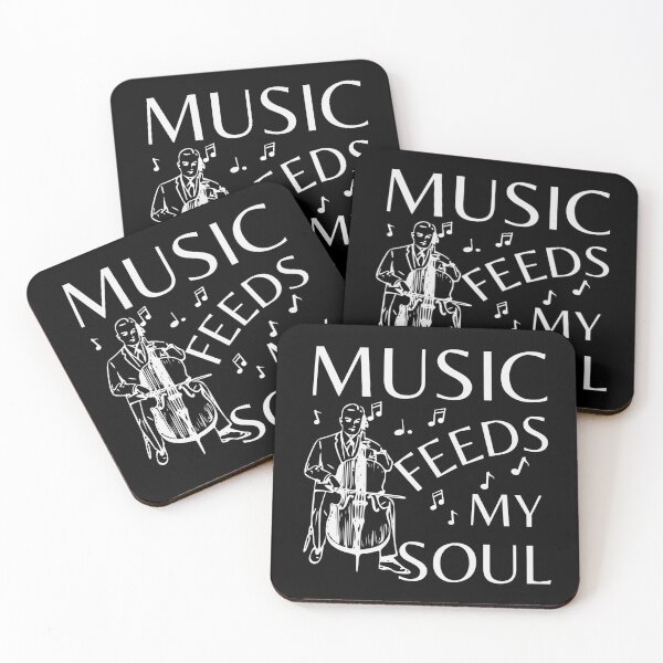 Item preview, Music Feeds My Soul For Music Lovers Cello designed and sold by My-Queens-Store.