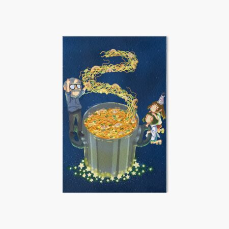 Ramen party Art Board Print