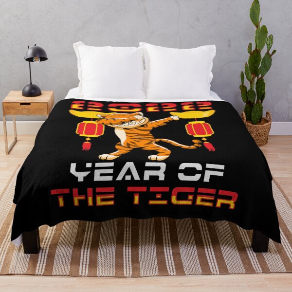 Item preview, Chinese Zodiac Lunar New Year Dabbing Tiger Horoscope Fan designed and sold by Dressed For Duty.