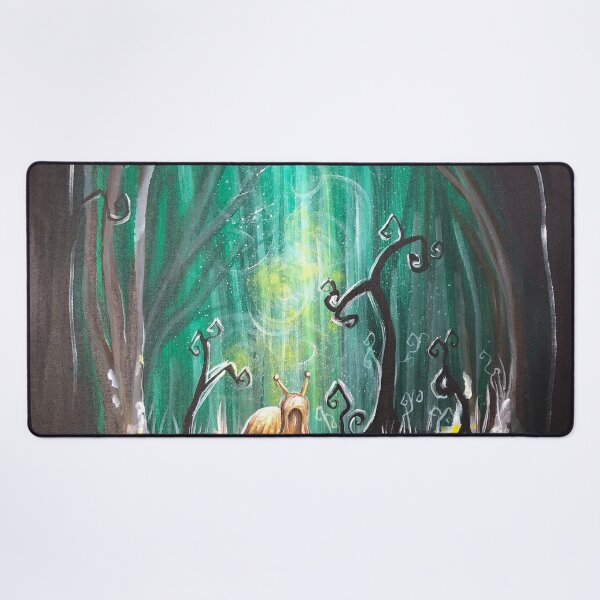 Snail Trail Desk Mat