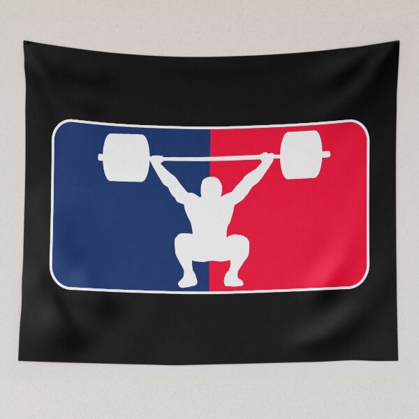 Item preview, Weightlifting sport drawing designed and sold by Blondiabshop.