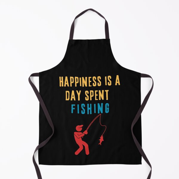 Item preview, HAPPINESS IS A DAY SPENT FISHING designed and sold by Moremon.