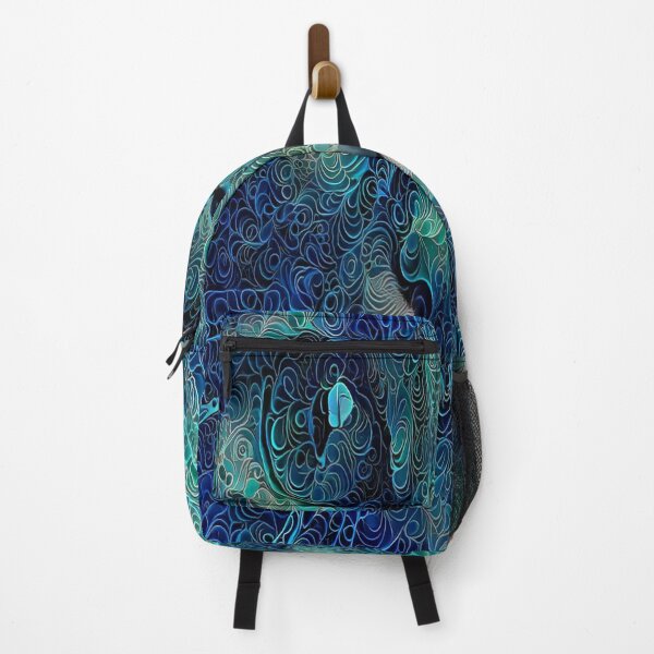 Item preview, Blue green cat Illustration premium design designed and sold by truemoneyman.