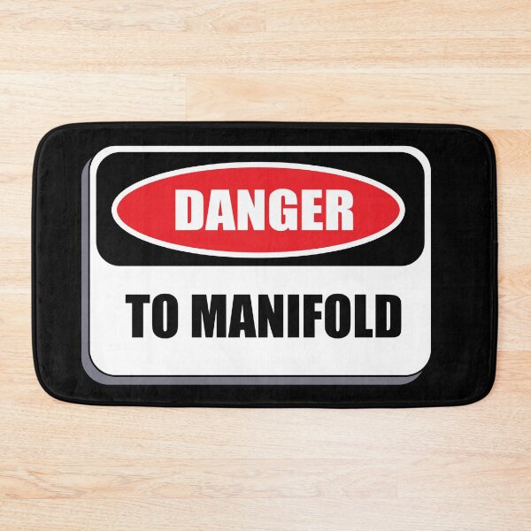 Item preview, Danger to manifold car street racing sticker designed and sold by designbykev.