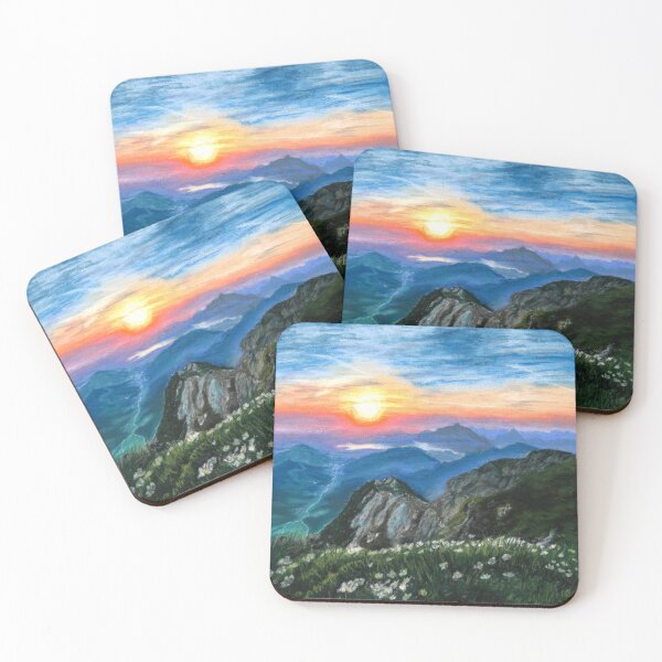 Item preview, Sunset in the mountains designed and sold by CharisCreations.