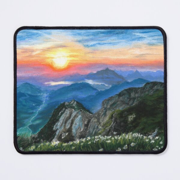 Item preview, Sunset in the mountains designed and sold by CharisCreations.