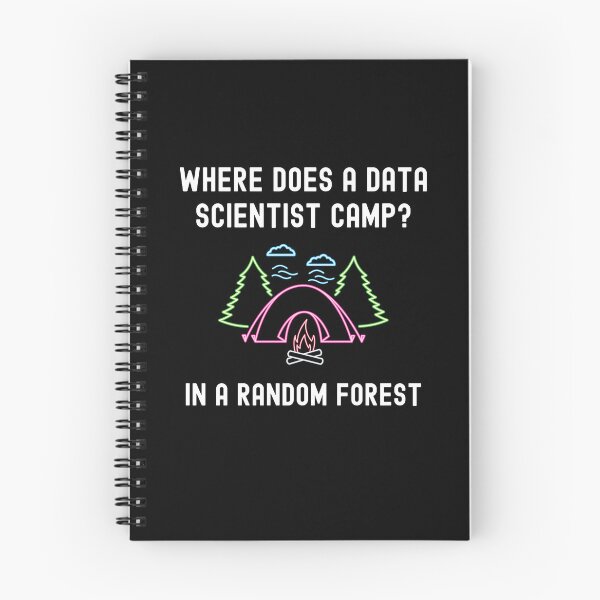 Artikelvorschau, Data Scientist Camping Random Forest Algorithmus entworfen und verkauft von Hitokami.