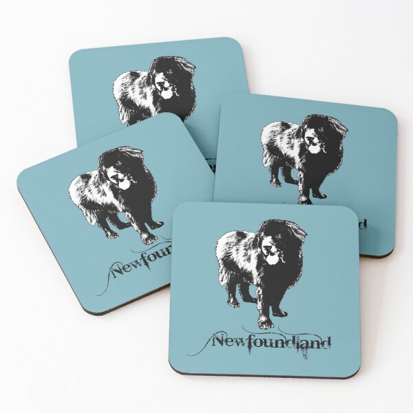 Item preview, Newfoundland Dog with Letters designed and sold by Christine Mullis.