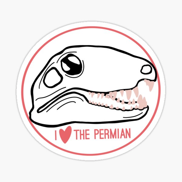 I love the Permian Sticker