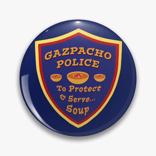 Item preview, Gazpacho Police Protect and Serve Soup designed and sold by Karen Simon.