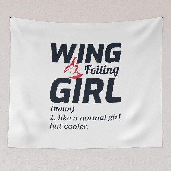 Item preview, Wing Foiling Girl Hydrofoil Surfing Surf Water Sports designed and sold by CuteDesigns1.