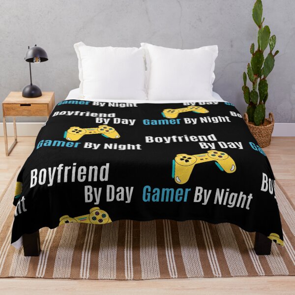 Item preview, Boyfriend By Day Gamer By Night Gaming Geek Husband Gift For Hubby designed and sold by Africrafts.