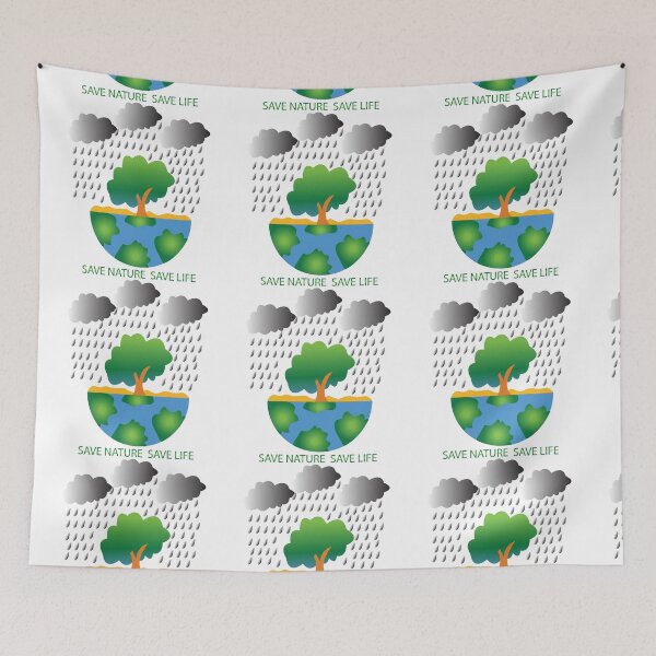 Item preview, save nature save life. designed and sold by RG786.