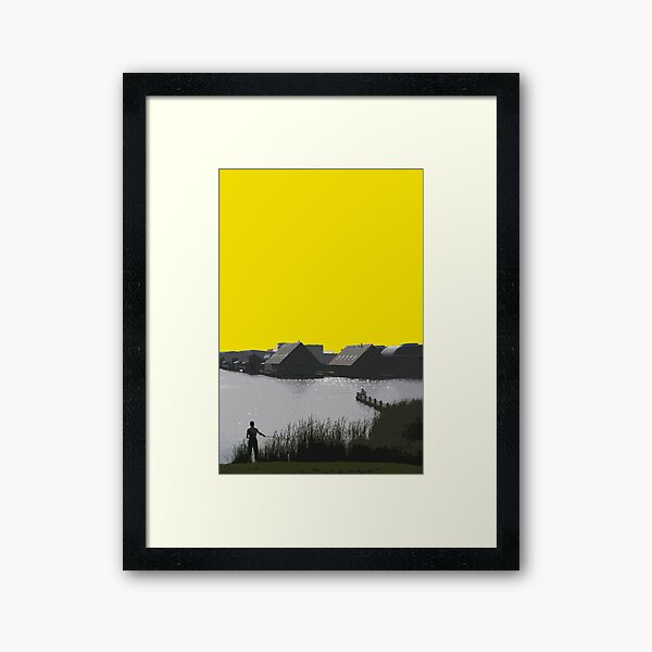 fishing Framed Art Print