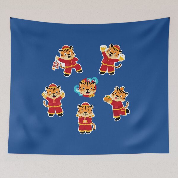 Item preview, Set of Cute Tiger Characters  designed and sold by jothi-designers.