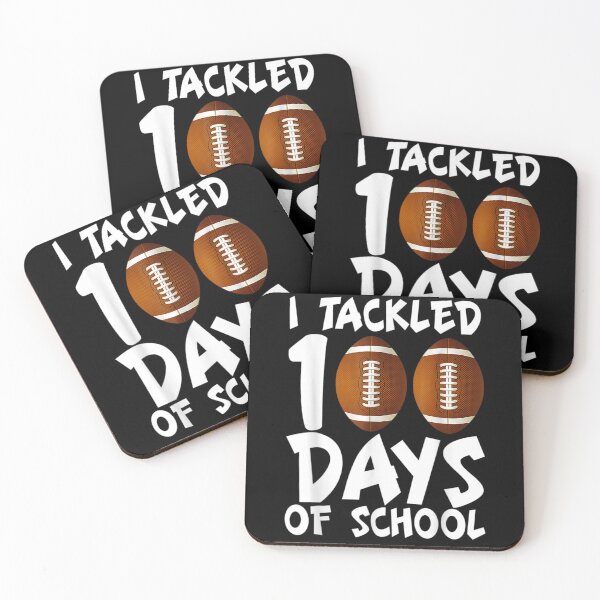 Item preview, I Tackled 100 Day Of School Football designed and sold by hassan-tee.