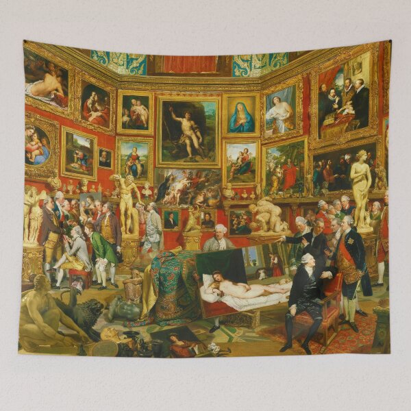 Item preview, Tribuna of the Uffizi by Johan Zoffany (c1772) designed and sold by allhistory.