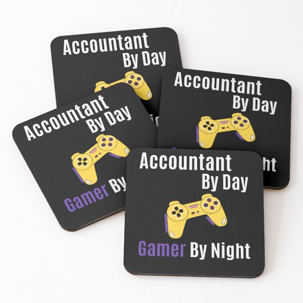 Item preview, Accountant By Day Gamer By Night Gaming Geek Husband Gift For Hubby designed and sold by Africrafts.