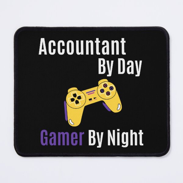 Item preview, Accountant By Day Gamer By Night Gaming Geek Husband Gift For Hubby designed and sold by Africrafts.