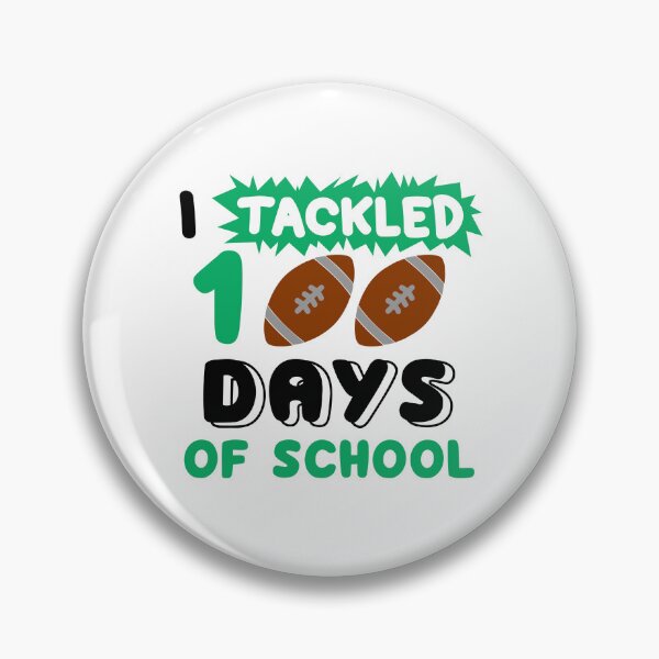 Item preview, I Tackled 100 Day Of School Football designed and sold by hassan-tee.