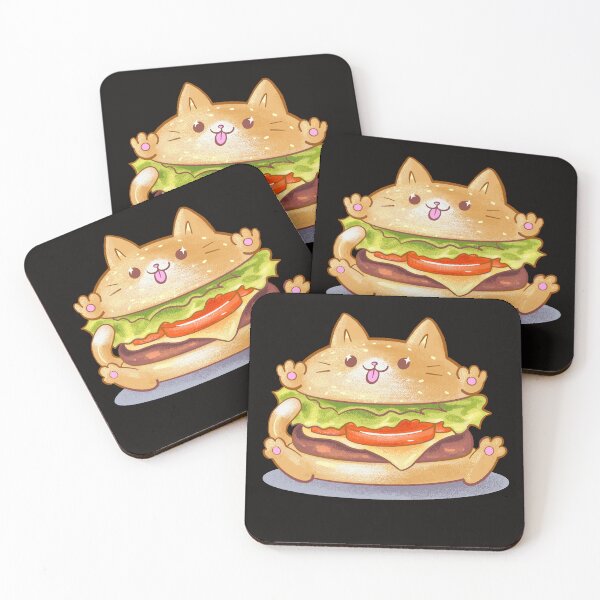 Item preview, Funny Burger Cat Catburger Cute Hamburger Bun Foodie designed and sold by JakesRWild.